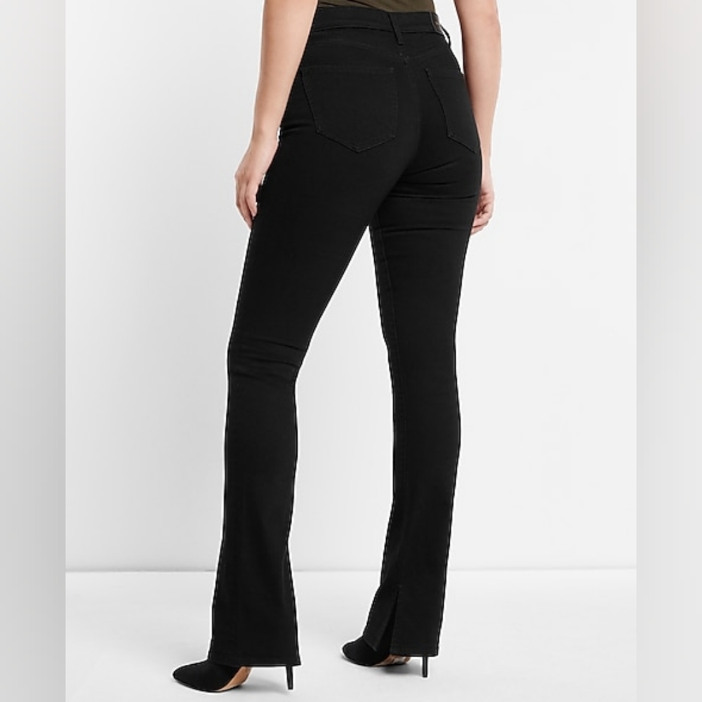EXPRESS: Mid Rise Skyscraper Jeans - Picture 4 of 9
